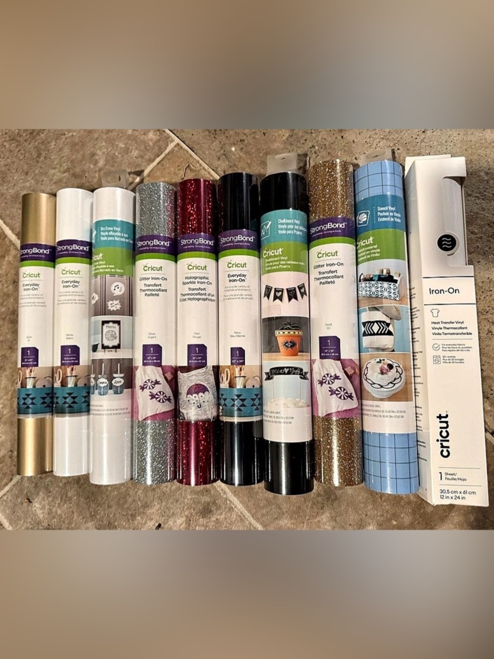 Cricut Iron-On and Vinyl Roll Bundle